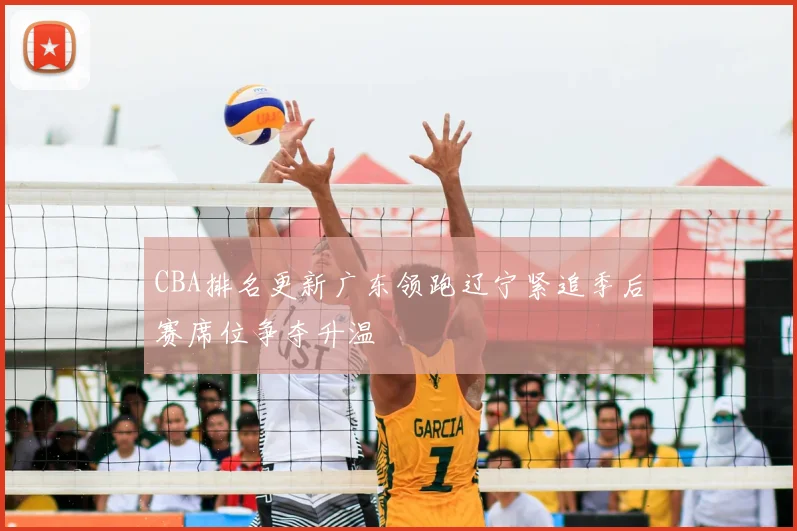 CBA排名更新广东领跑辽宁紧追季后赛席位争夺升温